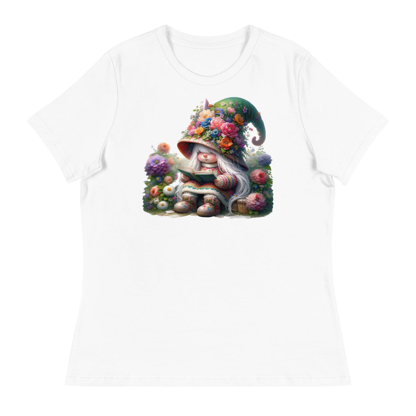 Women's Relaxed T-Shirt "Spring Gnomes" 03