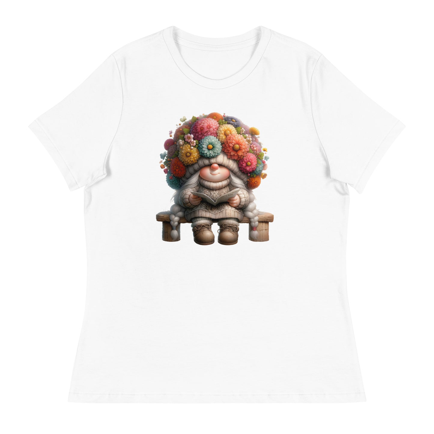 Women's Relaxed T-Shirt "Spring Gnomes" 07