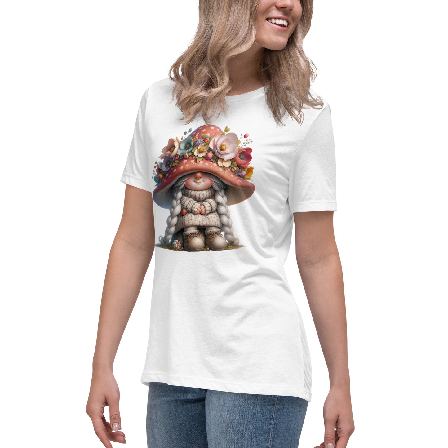 Women's Relaxed T-Shirt "Spring Gnomes" 01