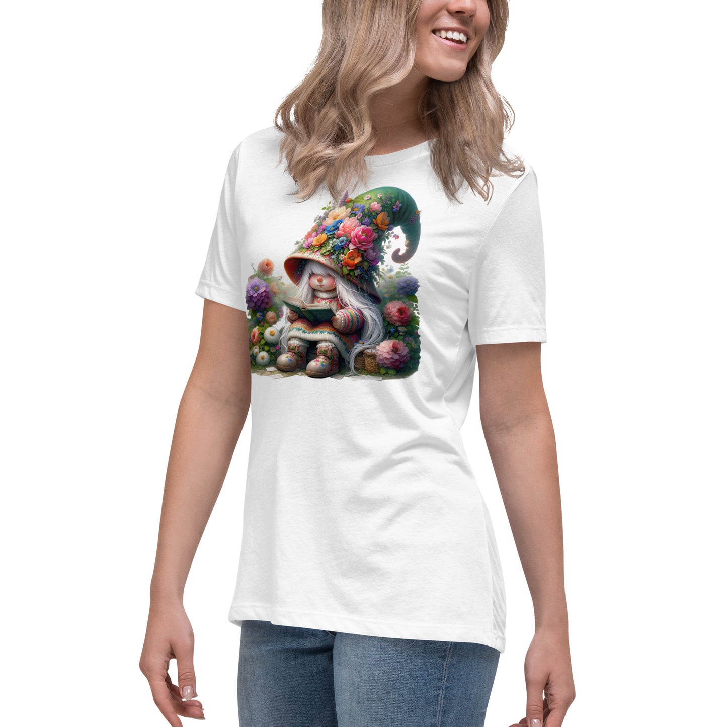 Women's Relaxed T-Shirt "Spring Gnomes" 03