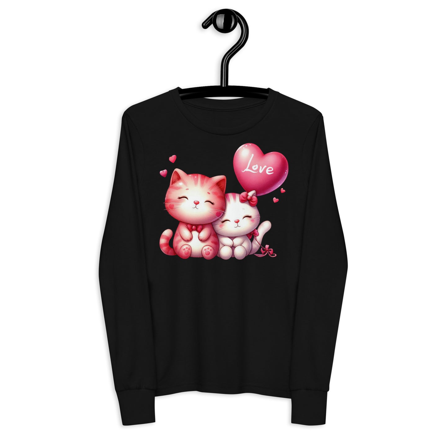 Teen Kawaii Cats Youth Long Sleeve Tee