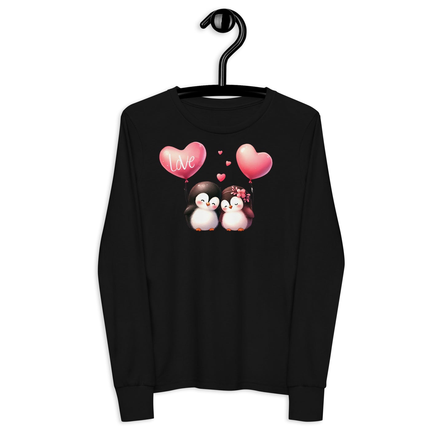 Teen Kawaii Penguins Youth Long Sleeve Tee