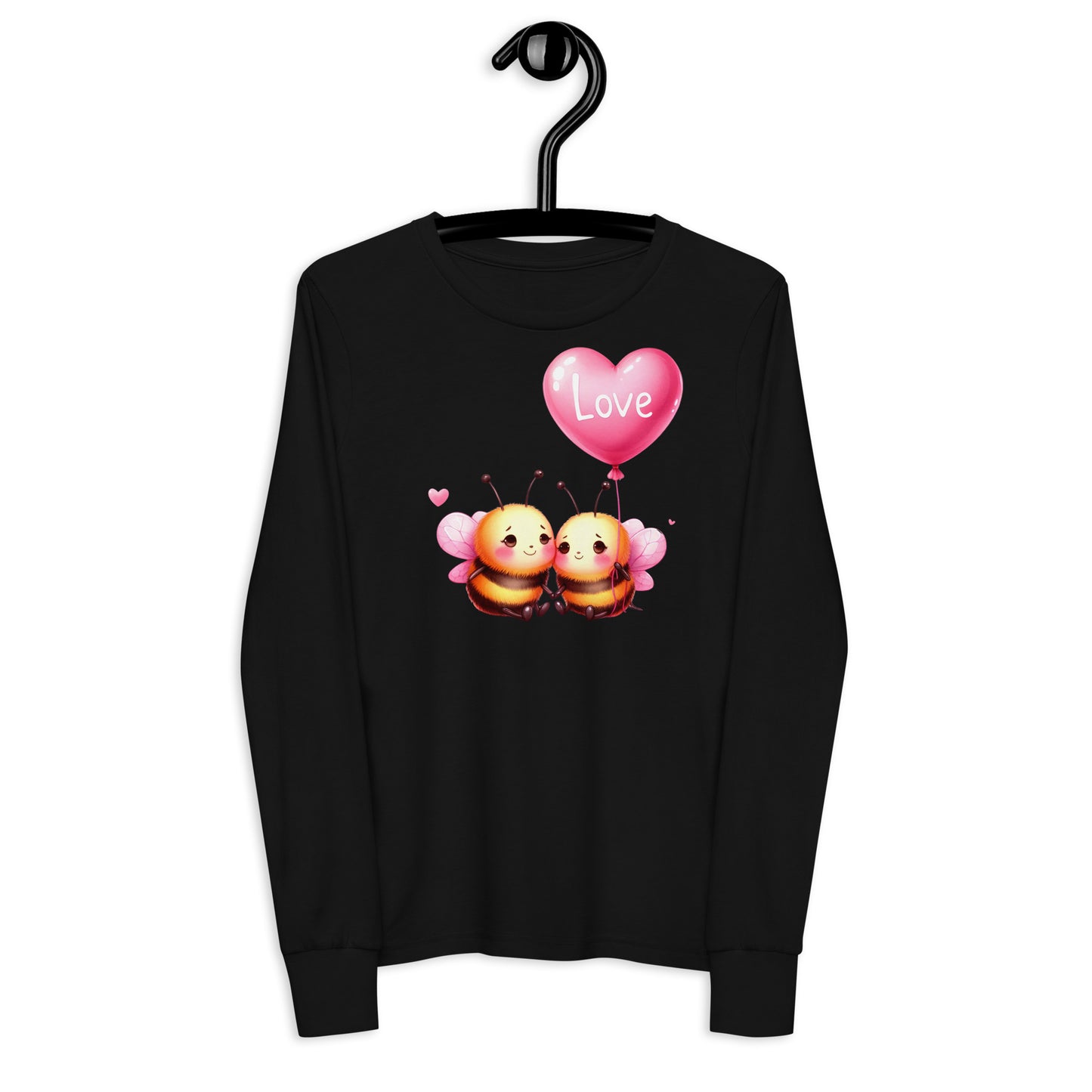 Teen Kawaii Bees Youth Long Sleeve Tee