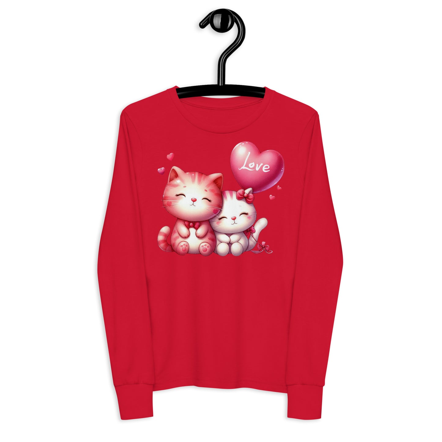 Teen Kawaii Cats Youth Long Sleeve Tee