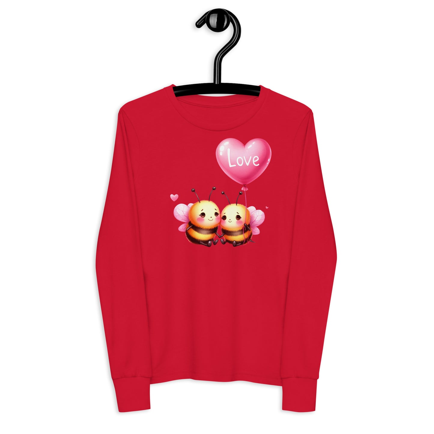 Teen Kawaii Bees Youth Long Sleeve Tee