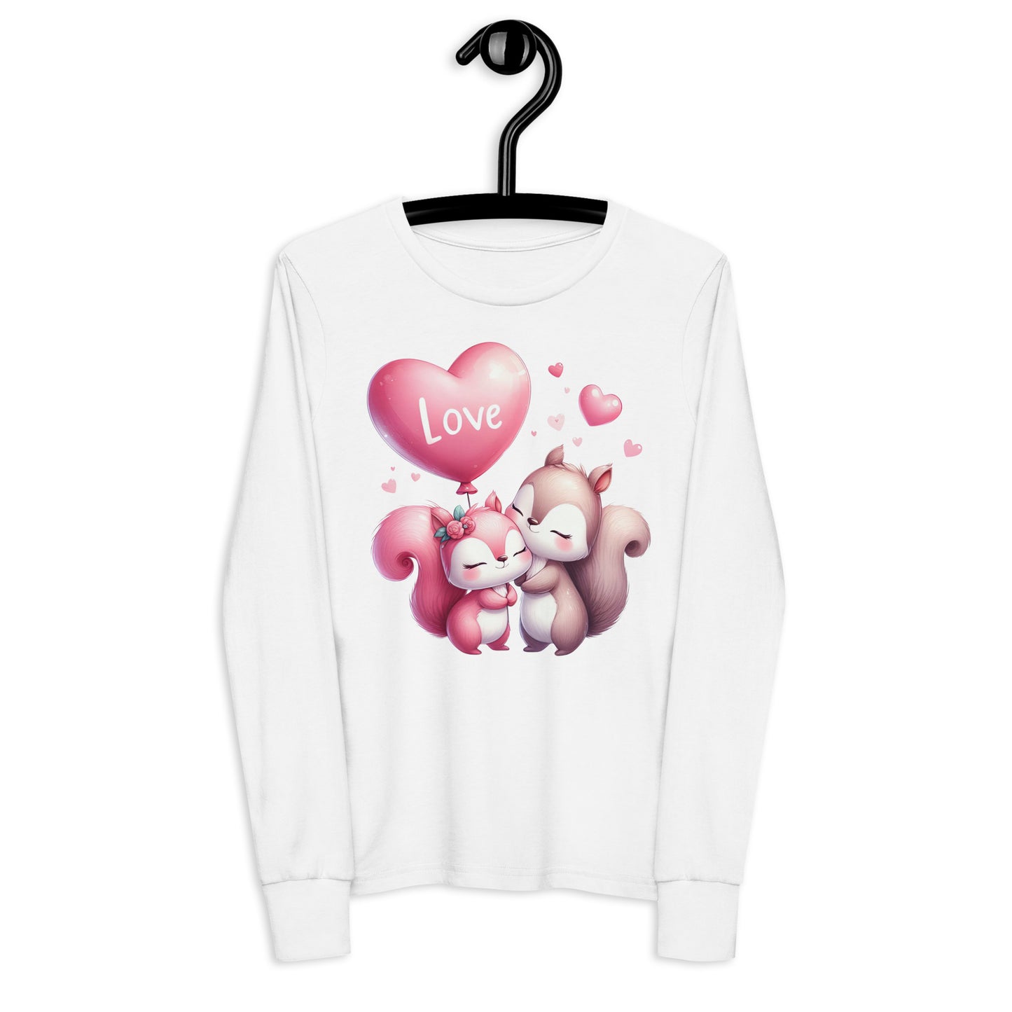 Teen Kawaii Squirels Youth Long Sleeve Tee