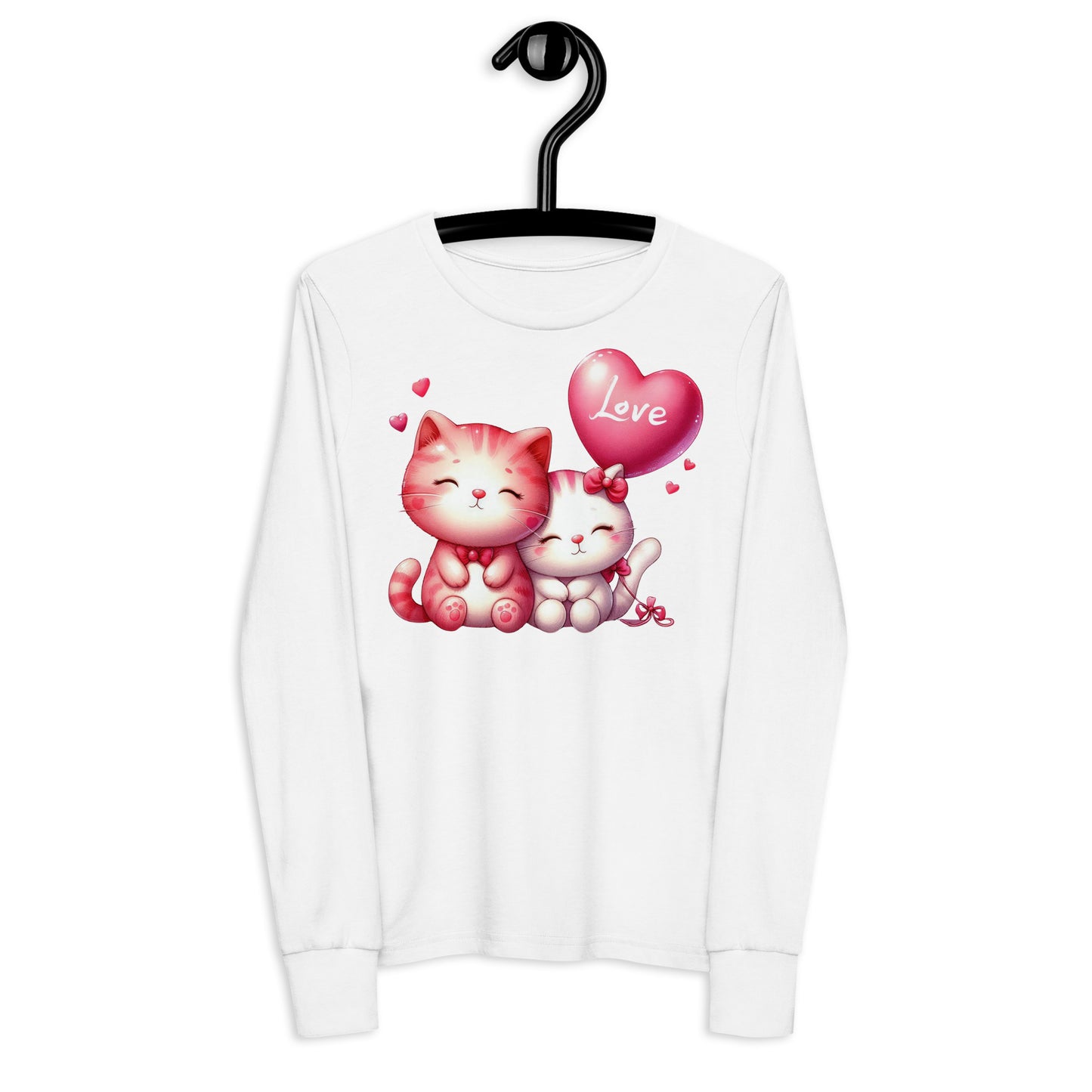 Teen Kawaii Cats Youth Long Sleeve Tee