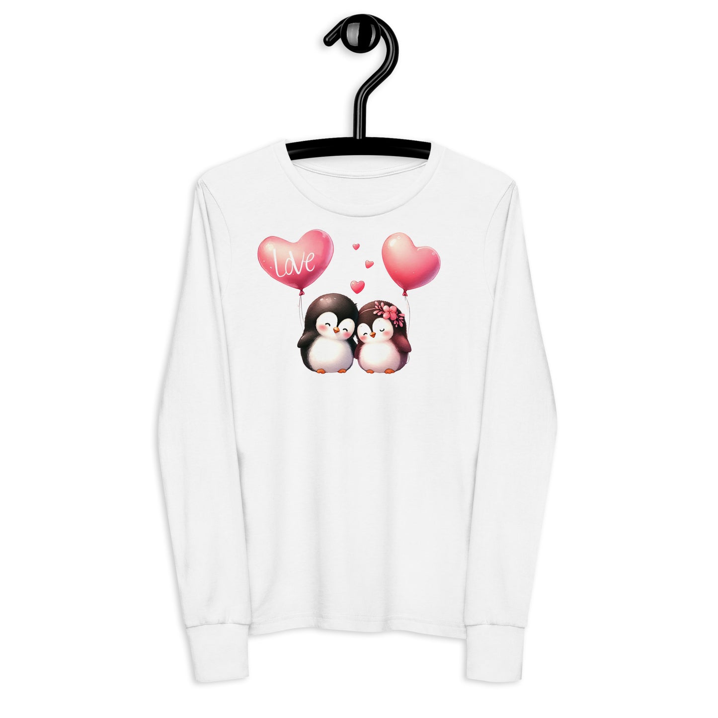 Teen Kawaii Penguins Youth Long Sleeve Tee