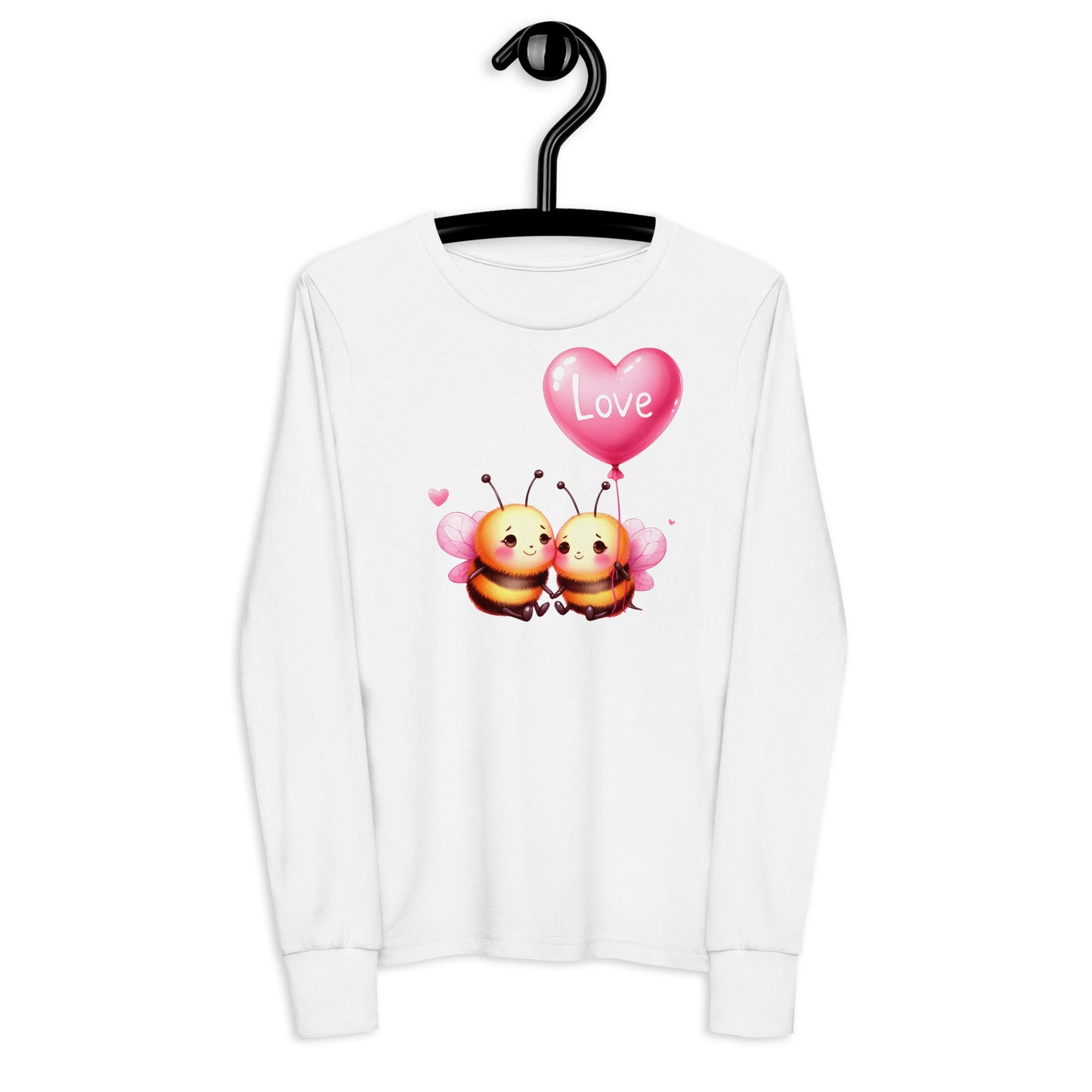 Teen Kawaii Bees Youth Long Sleeve Tee