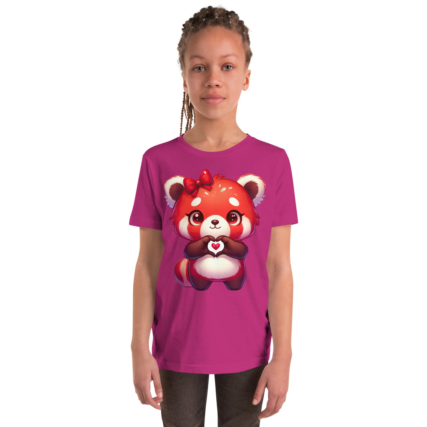 Red Panda Youth Short Sleeve T-Shirt