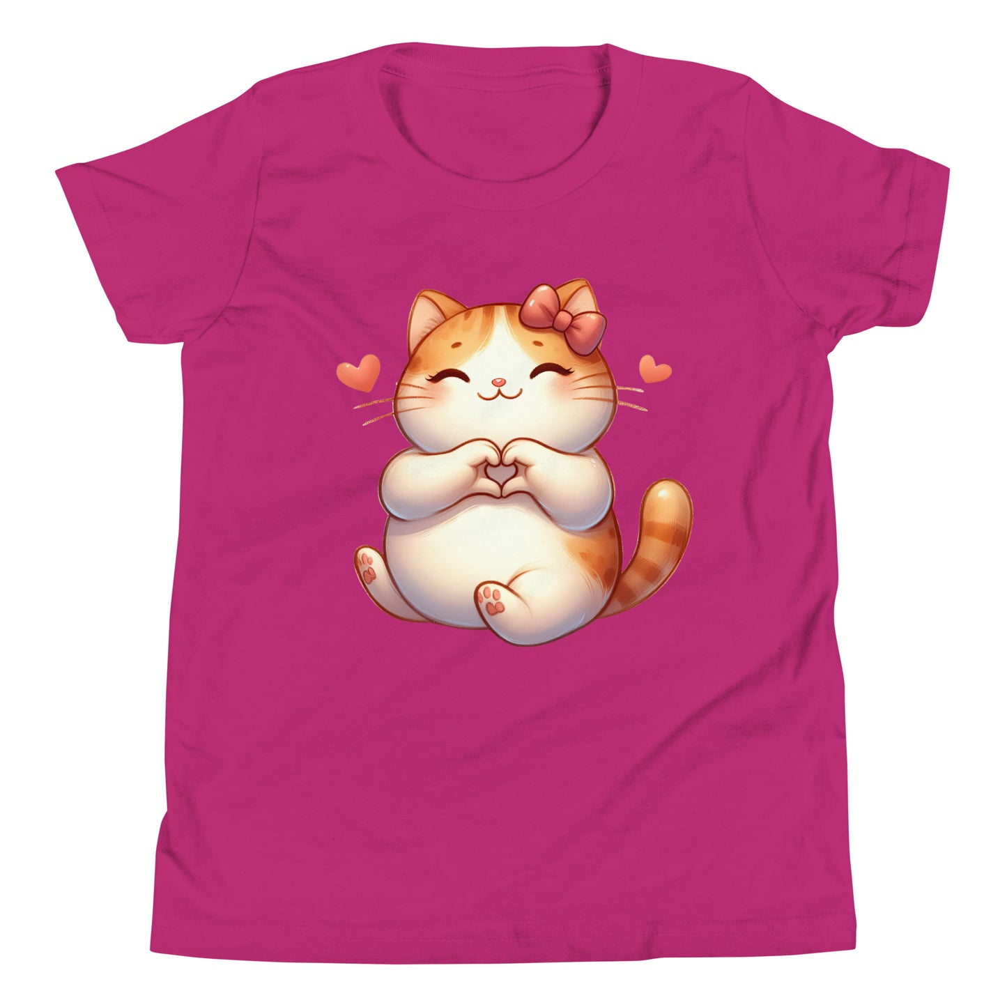 Kitten Youth Short Sleeve T-Shirt Kawaii Cat