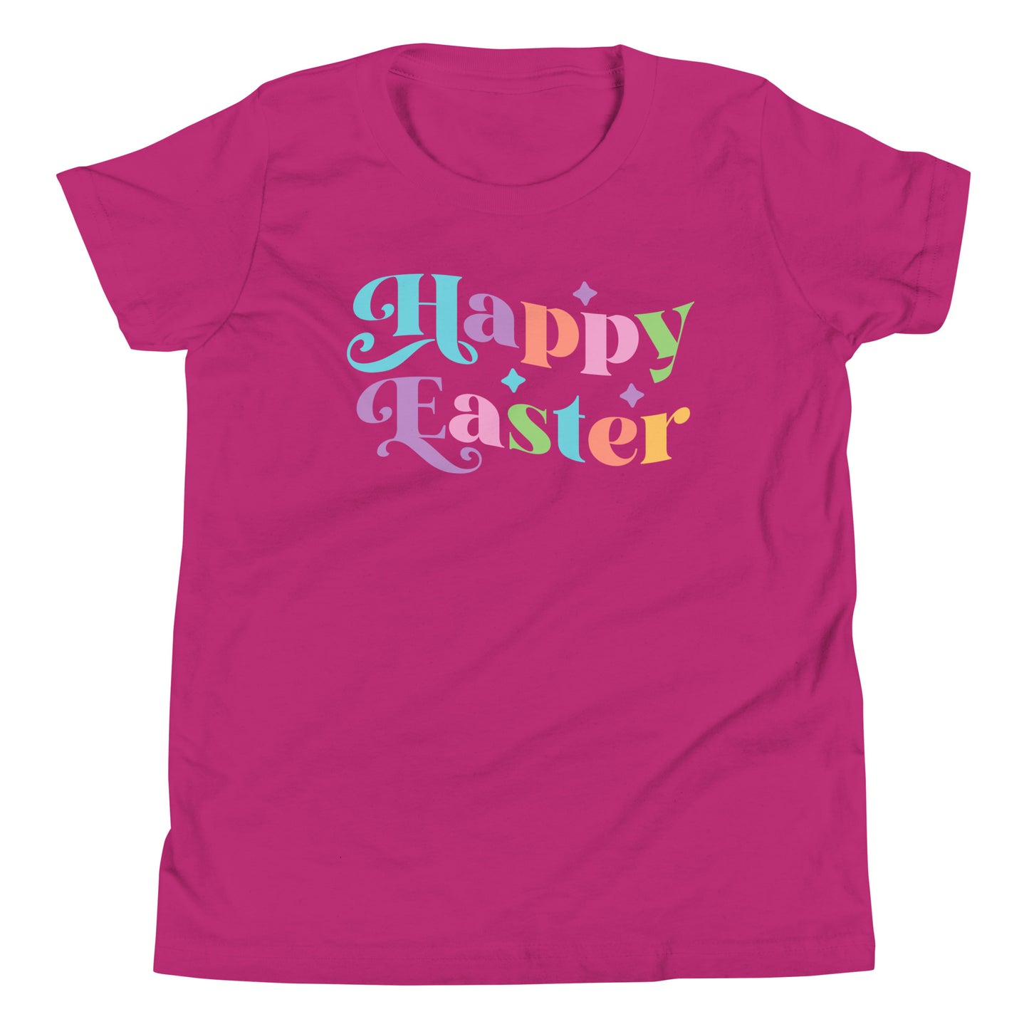 Youth Short Sleeve T-Shirt "Happy Easter"