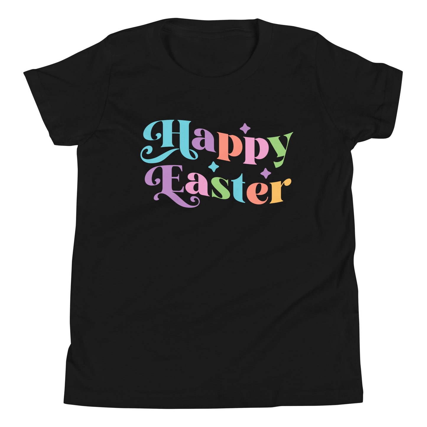 Youth Short Sleeve T-Shirt - "Happy Easter"