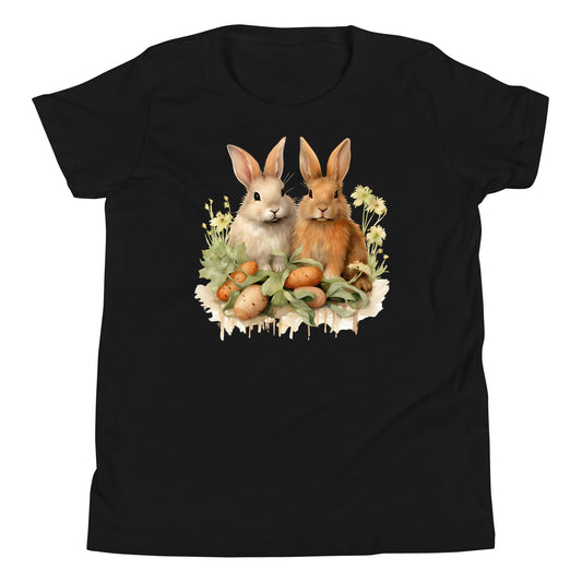 Youth Short Sleeve T-Shirt  A pair of Bunnies