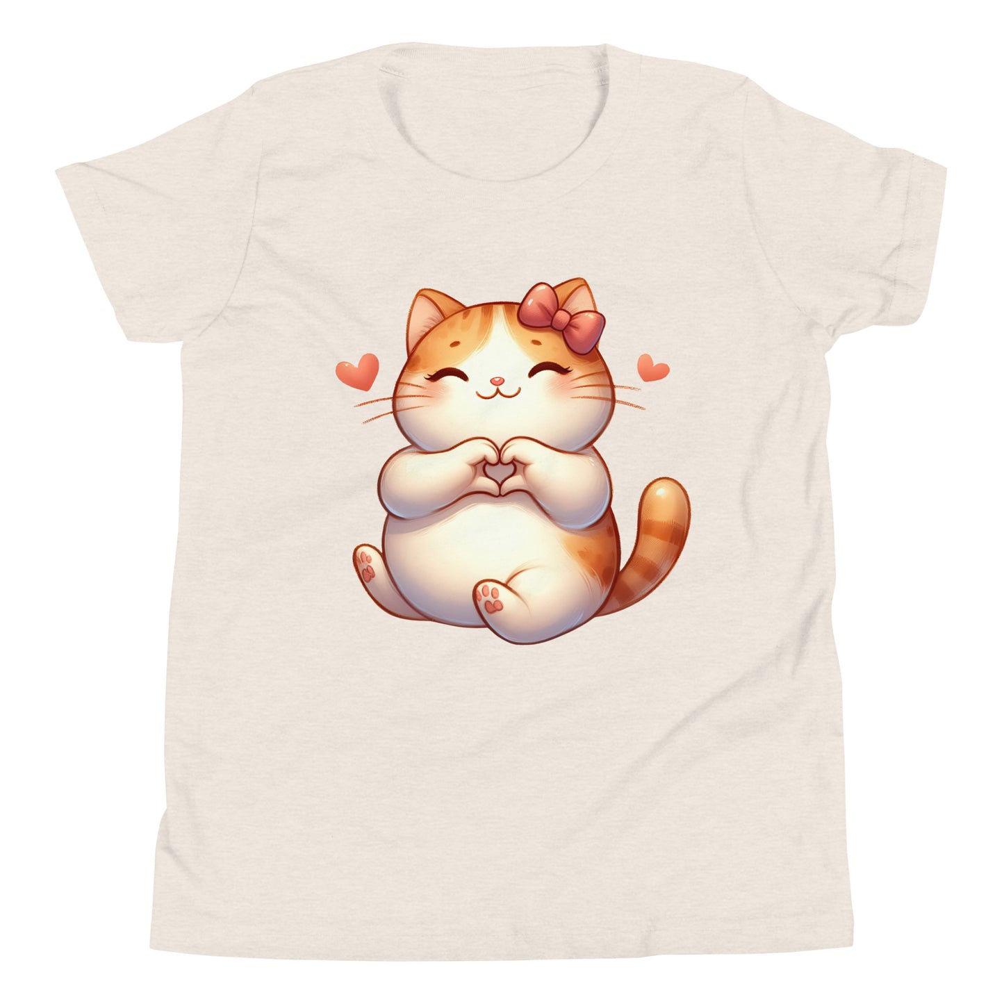 Kitten Youth Short Sleeve T-Shirt Kawaii Cat