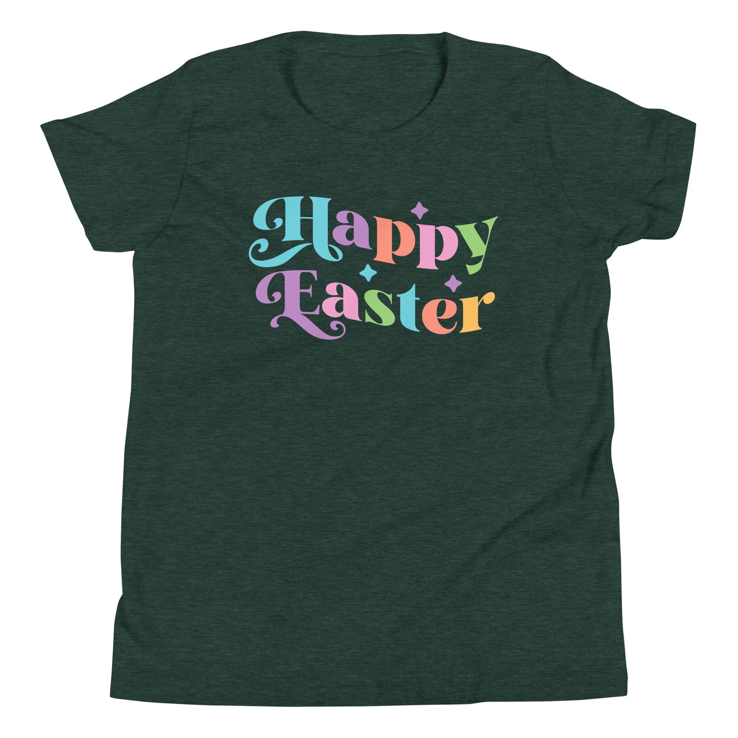 Youth Short Sleeve T-Shirt "Happy Easter"