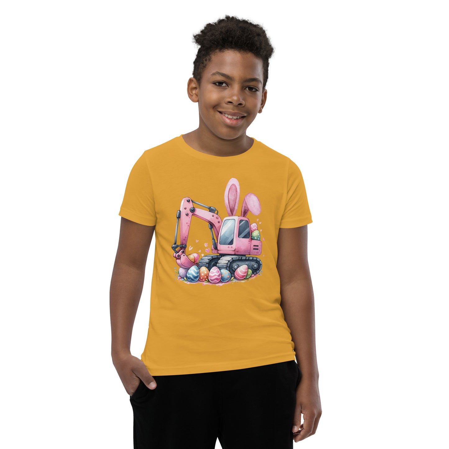 Youth Short Sleeve T-Shirt "Excavator Eggs"