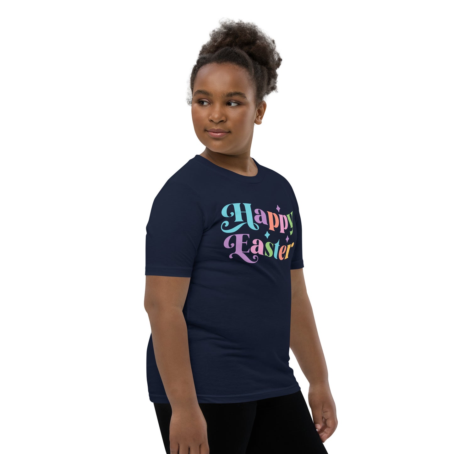 Youth Short Sleeve T-Shirt "Happy Easter"