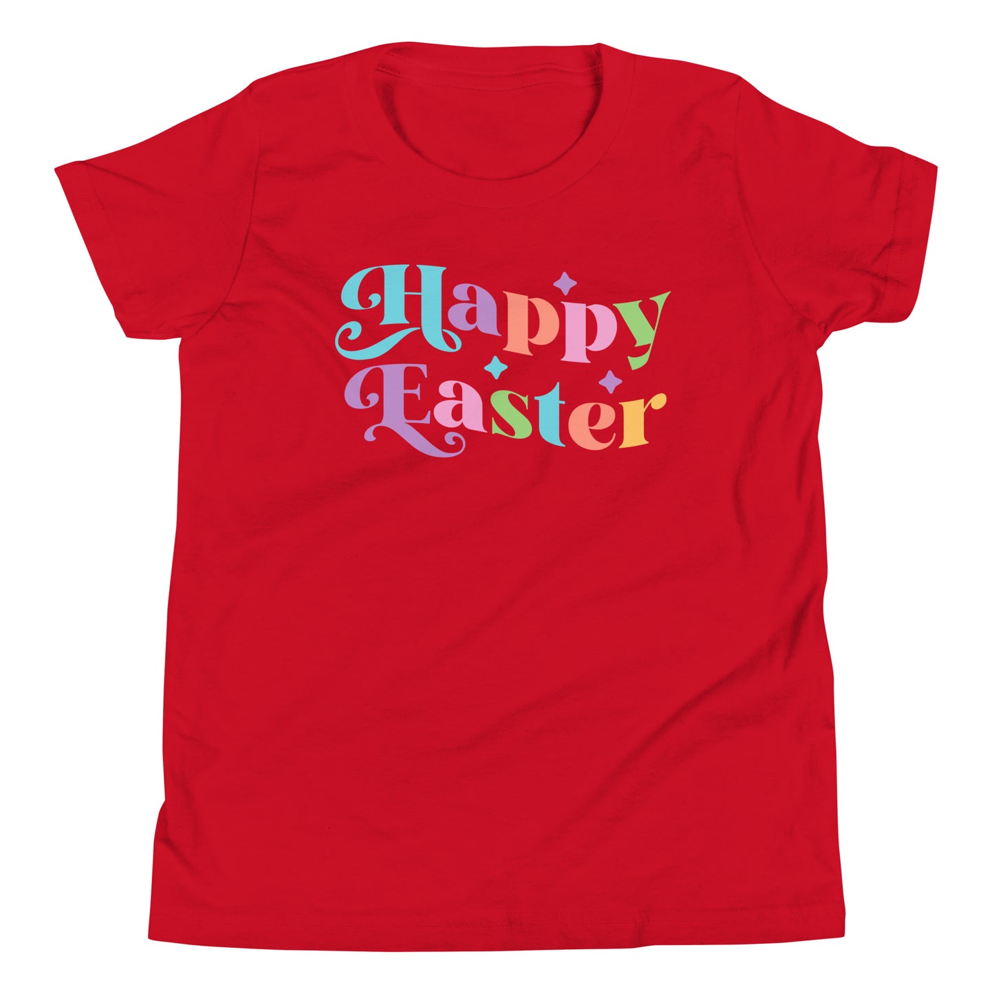 Youth Short Sleeve T-Shirt "Happy Easter"