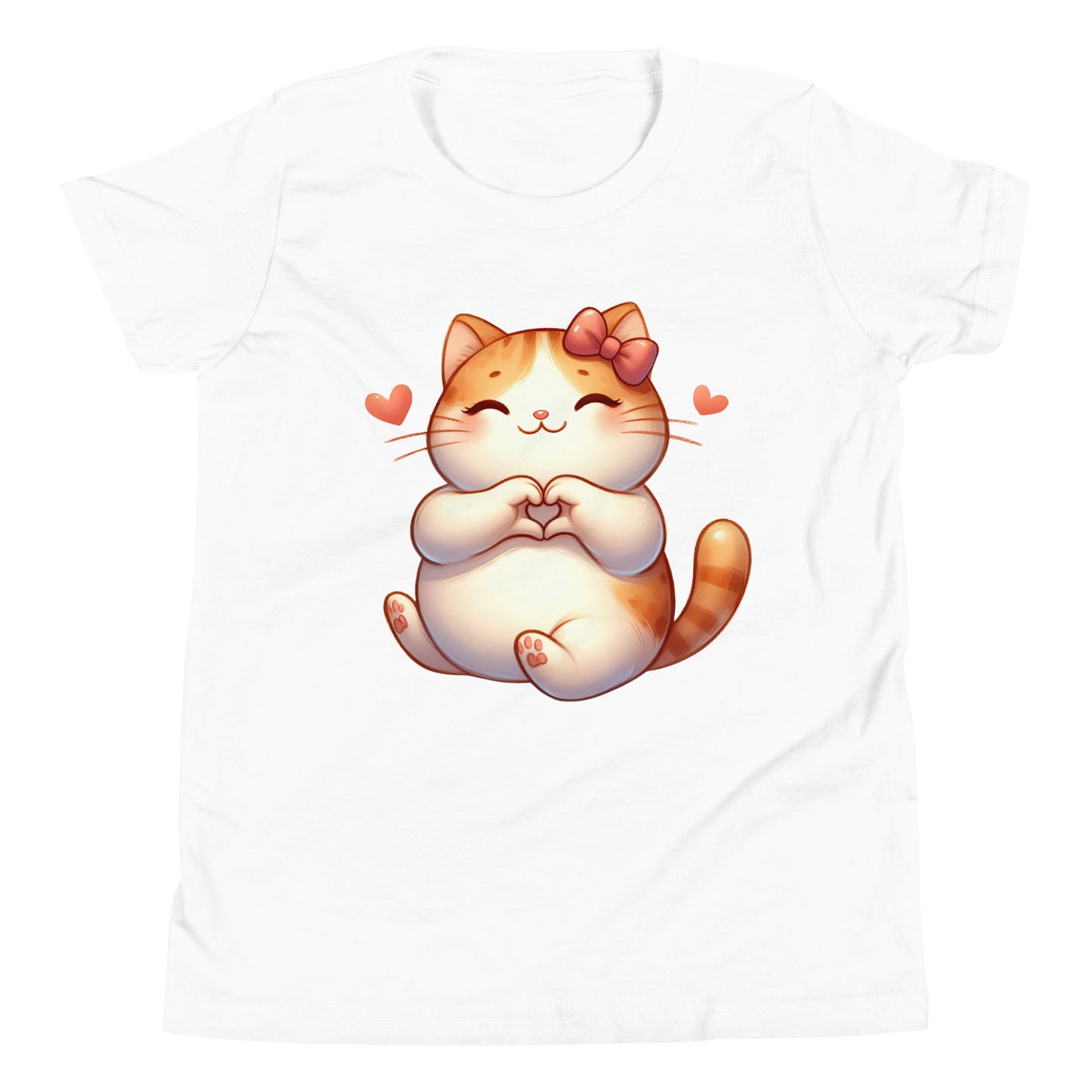 Kitten Youth Short Sleeve T-Shirt Kawaii Cat