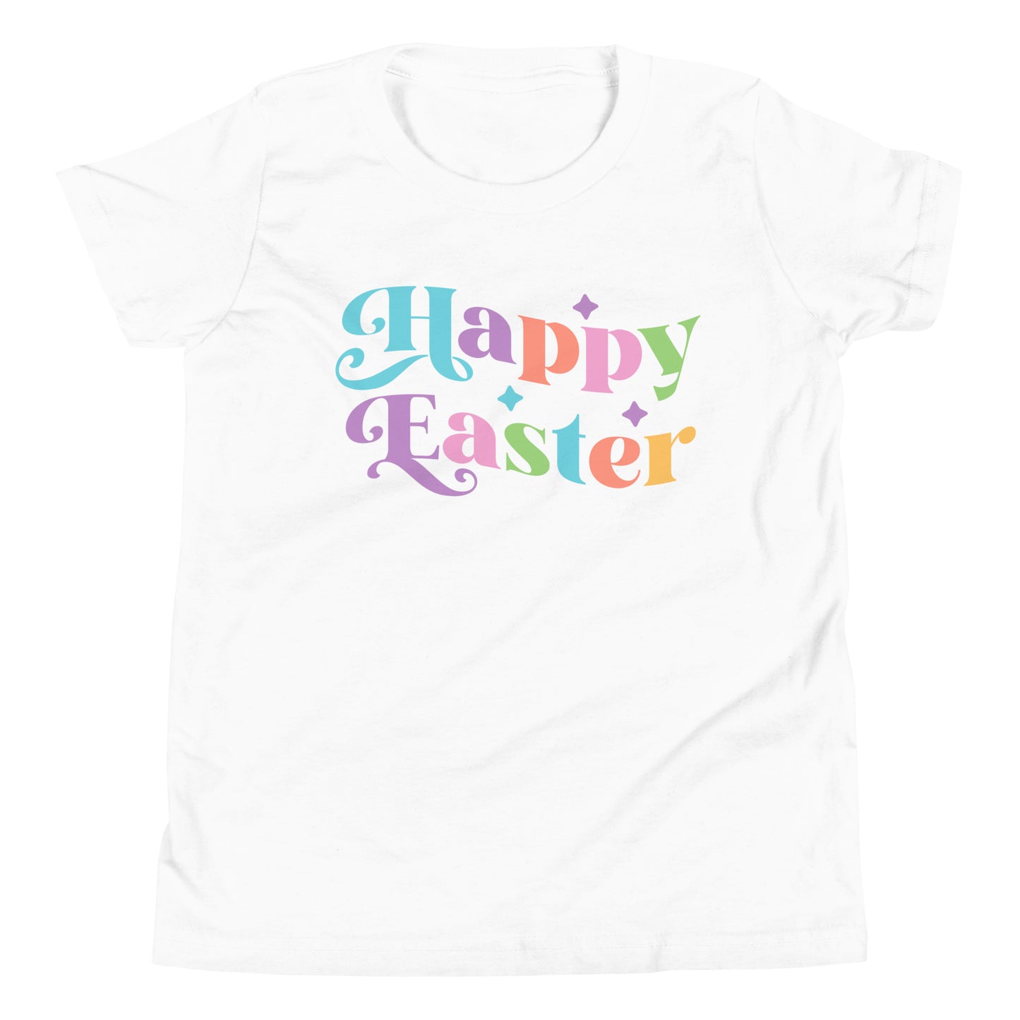 Youth Short Sleeve T-Shirt - "Happy Easter"