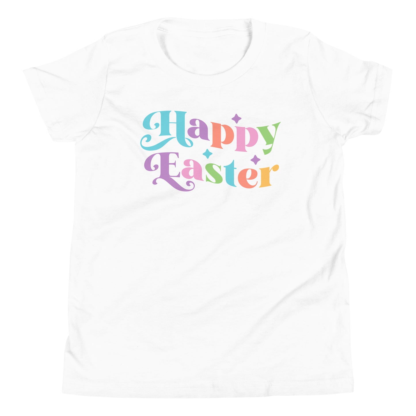 Youth Short Sleeve T-Shirt "Happy Easter"